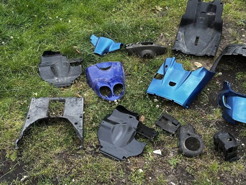 Yamaha bws skjolde og lidt andet.