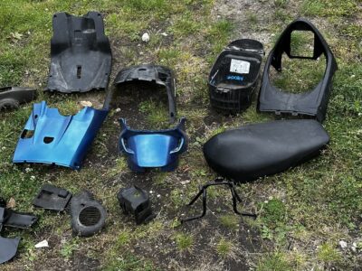 Yamaha bws skjolde og lidt andet.