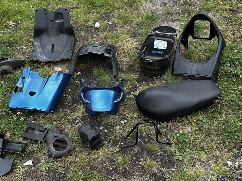 Yamaha bws skjolde og lidt andet.