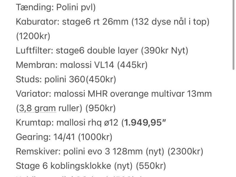 Teamspeed Yamaha jog r